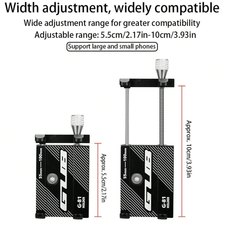 Aluminum Phone Holder Mount for 3.5-6.2 inch Phones - Image 6