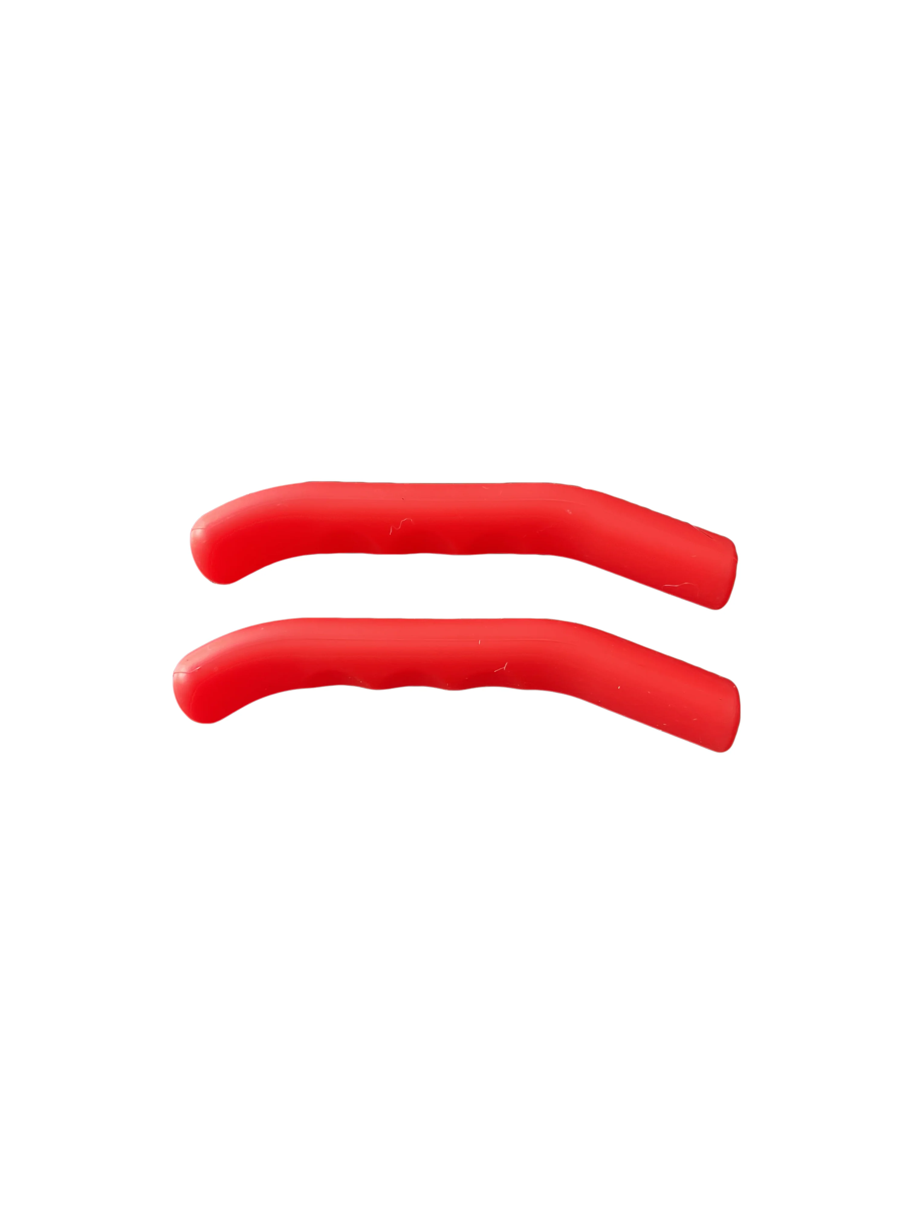 Brake Handle Silicone Sleeve Anti-Slip Brake Lever Protector Cover - RED - Image 2