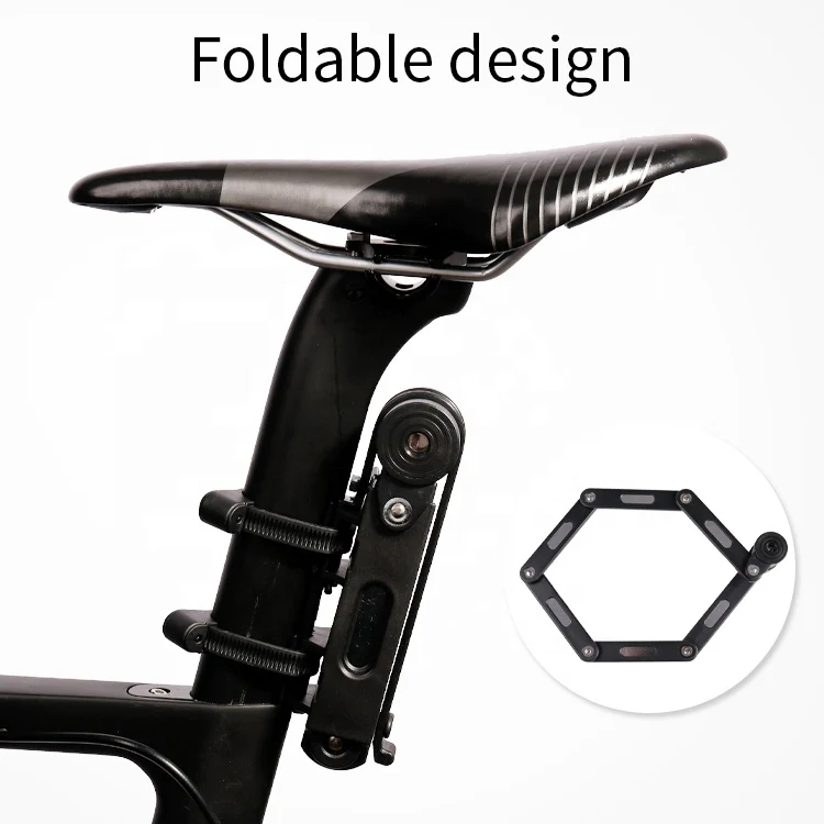 Heavy Duty Alloy Steel Foldable Scooter Lock with Mounting Bracket - Solar Scooters - Image 4