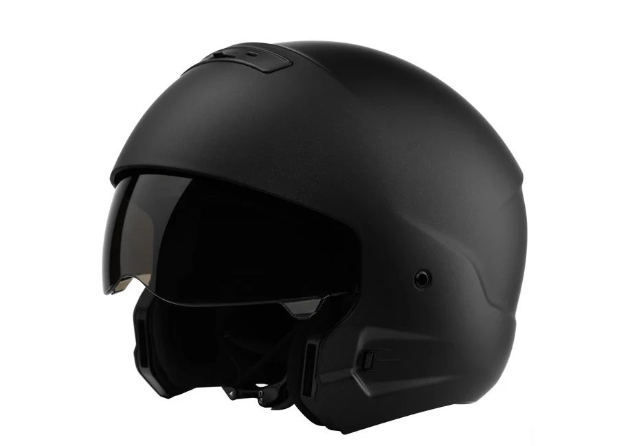 Solar Full Face Helmet - Half Face - With Visor - Image 4