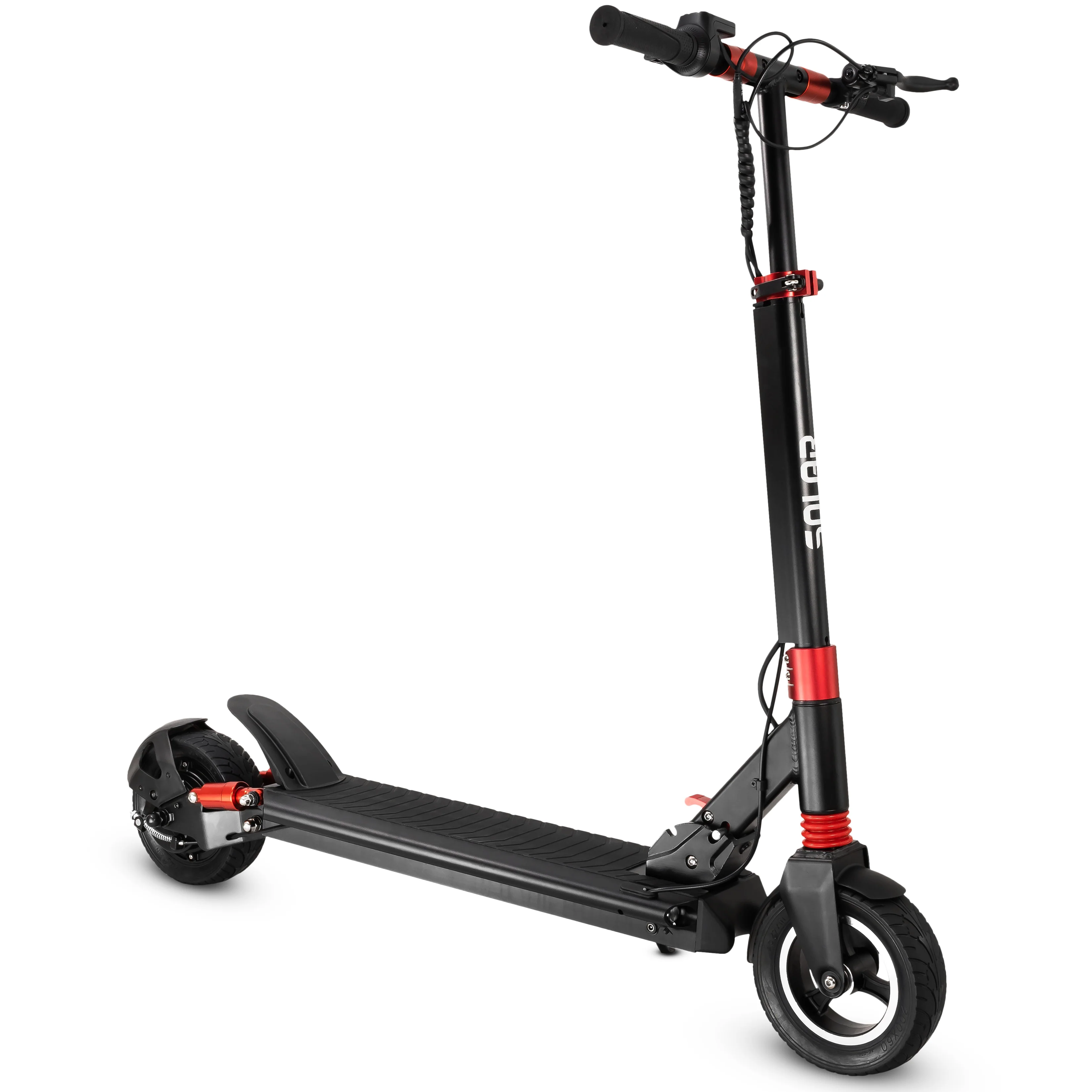 Solar E1 Electric Scooter - Black - Image 6